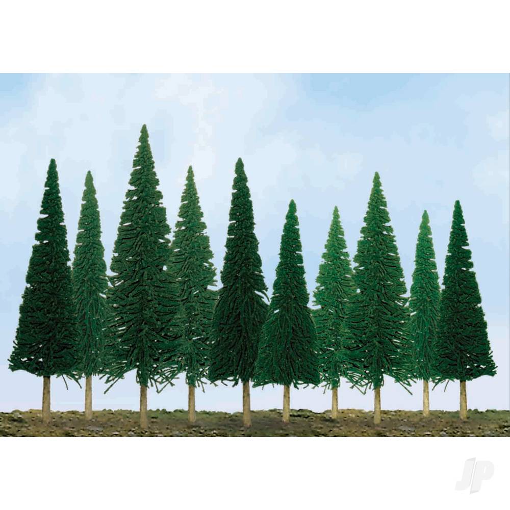 JTT Scenic Pine, 1in to 2in, Z-Scale, (55 per pack) JTT92001 Main