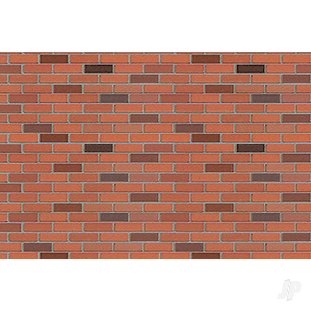 JTT Brick, HO-Scale, 1:100, (2 per pack) JTT97422 Main