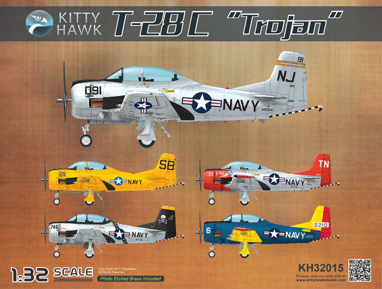 North-American T-28C Trojan KH32015 Kitty Hawk Models