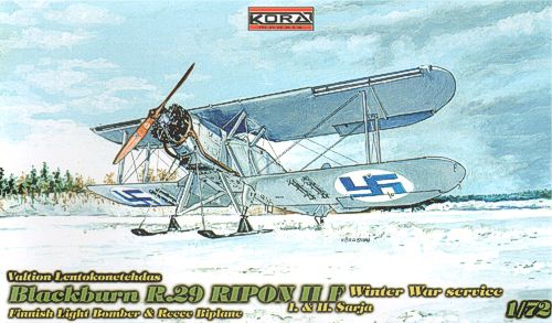 Blackburn R.29 Ripon II F on skis Winter War Service Decals Finland