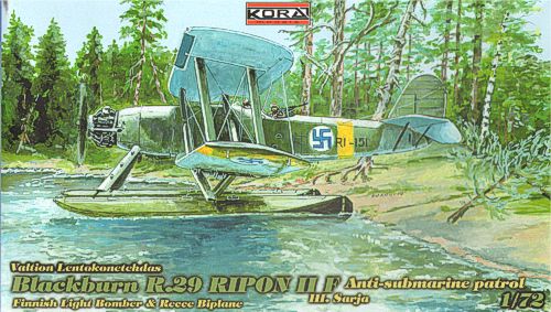 Blackburn R.29 Ripon II F Anti-Submarine Patrol III.Sarja floatplane Decals Finland.