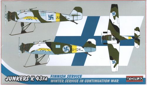 Kora Junkers K 43FA Ski (Winter - KORA72161 - Aircraft Kits