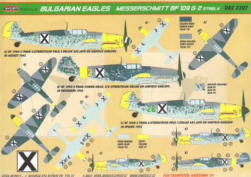 Messerschmitt Bf-109G-2 Strela (Bulgarian Service)