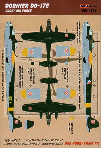 Dornier Do-17E Croatian Air Force