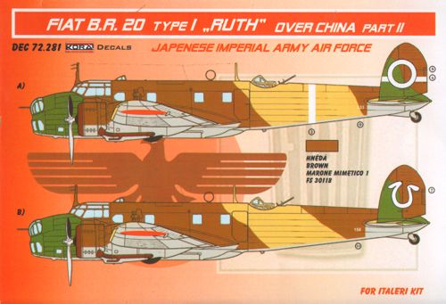 Fiat BR.20 CICOGNA Type I (over China) Part II (designed to be used with Italeri kits)