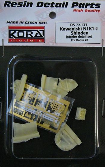 Kawanishi N1K1-J Shinden - Interior set (designed to be used with Aoshima and Kopro kits)