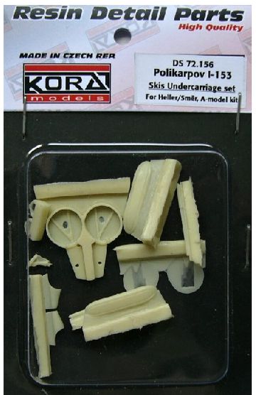 Polikarpov I-153 Skis Undercarriage set (designed to be used with Heller, Smer and A-Model kits)