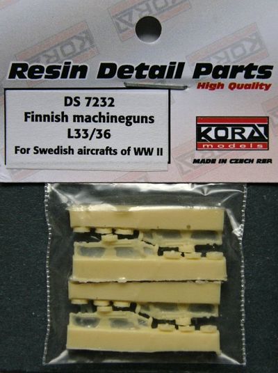 Machine gun L33/36 for Swedish aircraft WWII