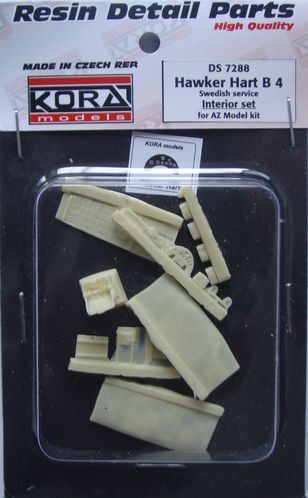 Hawker Hart B4 Swedish Interior Set (designed to be used with AZ Model kits)