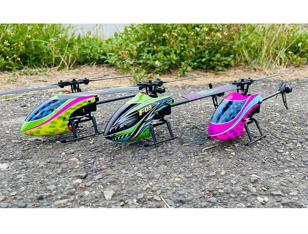 Kootai F03 4ch Single Blade Flybarless Helicopter – Green KT-F03G