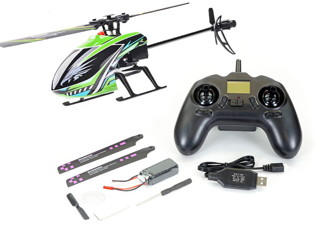 Kootai F03 4ch Single Blade Flybarless Helicopter – Green KT-F03G