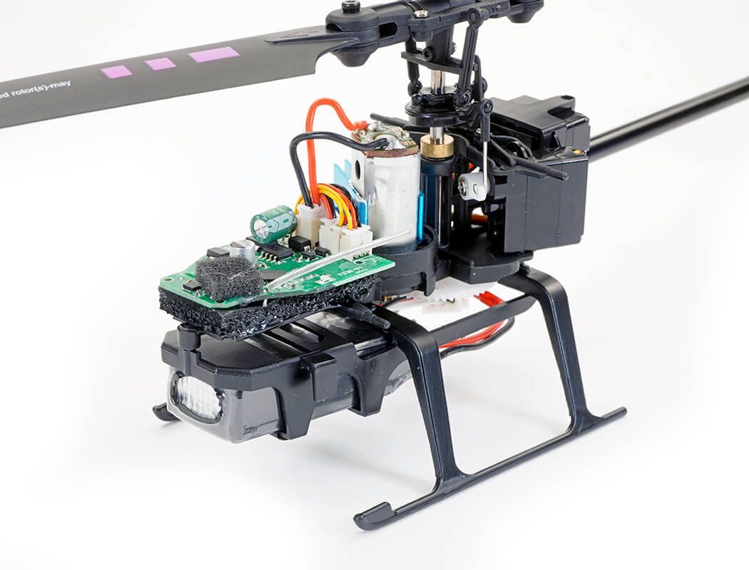 Kootai F03 4ch Single Blade Flybarless Helicopter – Purple/Blue KT-F03PB