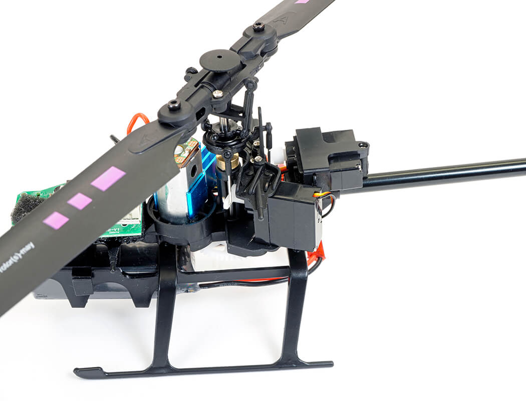 Kootai F03 4ch Single Blade Flybarless Helicopter – Purple/Blue KT-F03PB