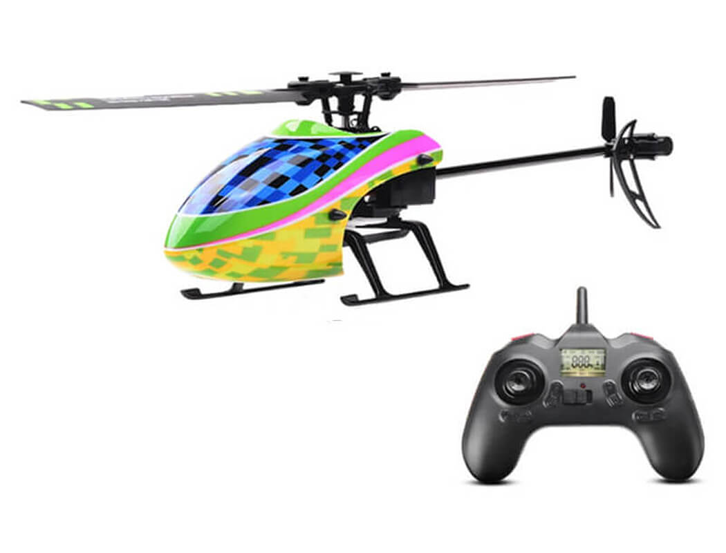 Kootai F03 4ch Single Blade Flybarless Helicopter – Yellow/Green KT-F03YG