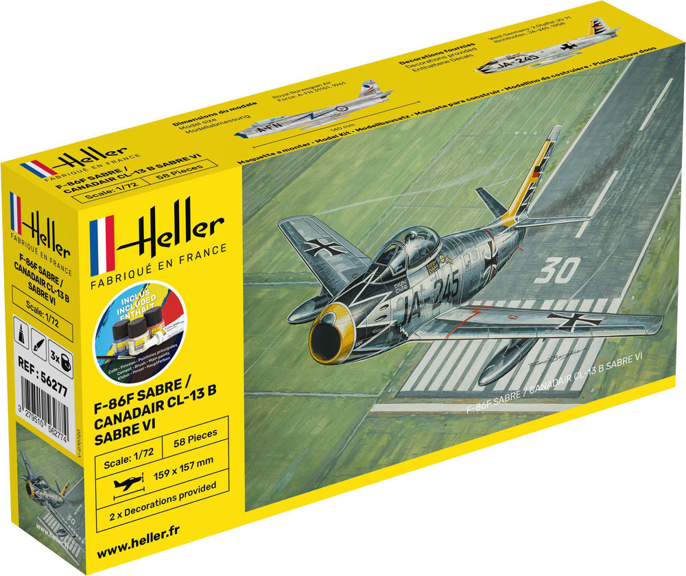 Heller 1:72 Gift Set - F-86 Sabre / Canadair CL-13 B