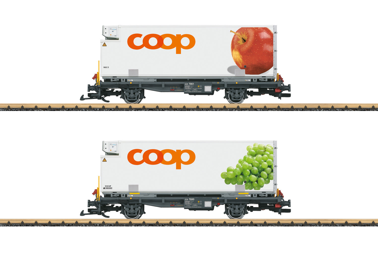 LGB RhB Container Wagon-Set COOP L45887