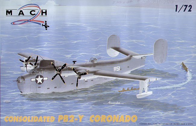 Consolidated PBY-2 Coronado flying boat/seaplane with decals for US Navy