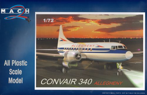 Convair 340 with the 'Pug Nose' Decals Allegheny