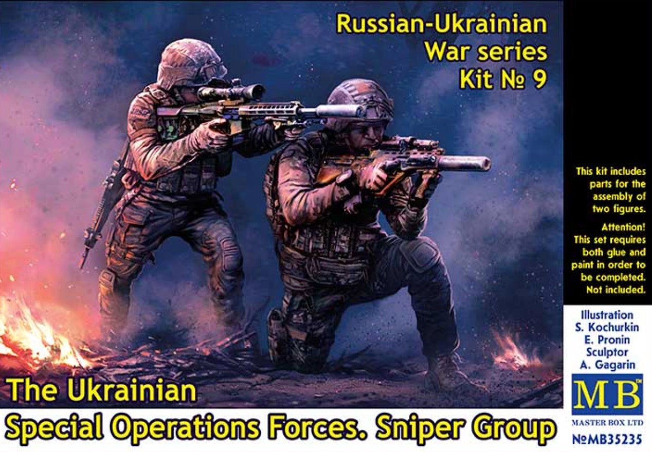 Masterbox 1:35 - Sniper Group, Kit No. 5 (RU-UKR War)