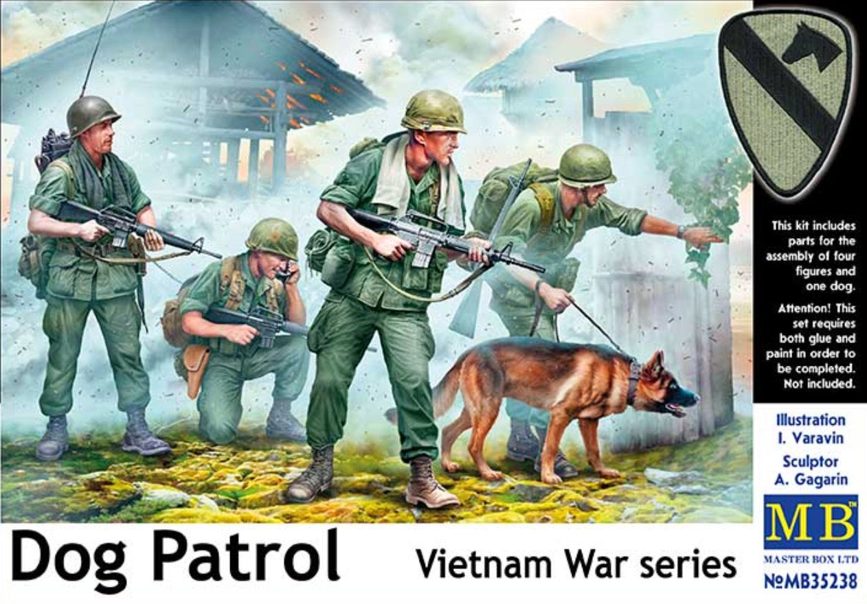 Masterbox 1:35 - Dog Patrol, Vietnam War Series