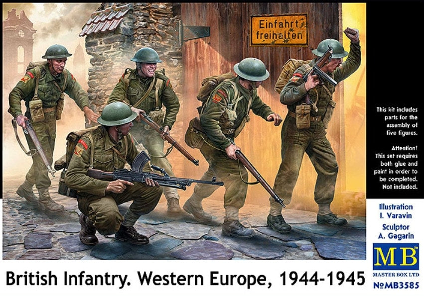 Masterbox 1:35 - WWII British Infantry, Western Europe