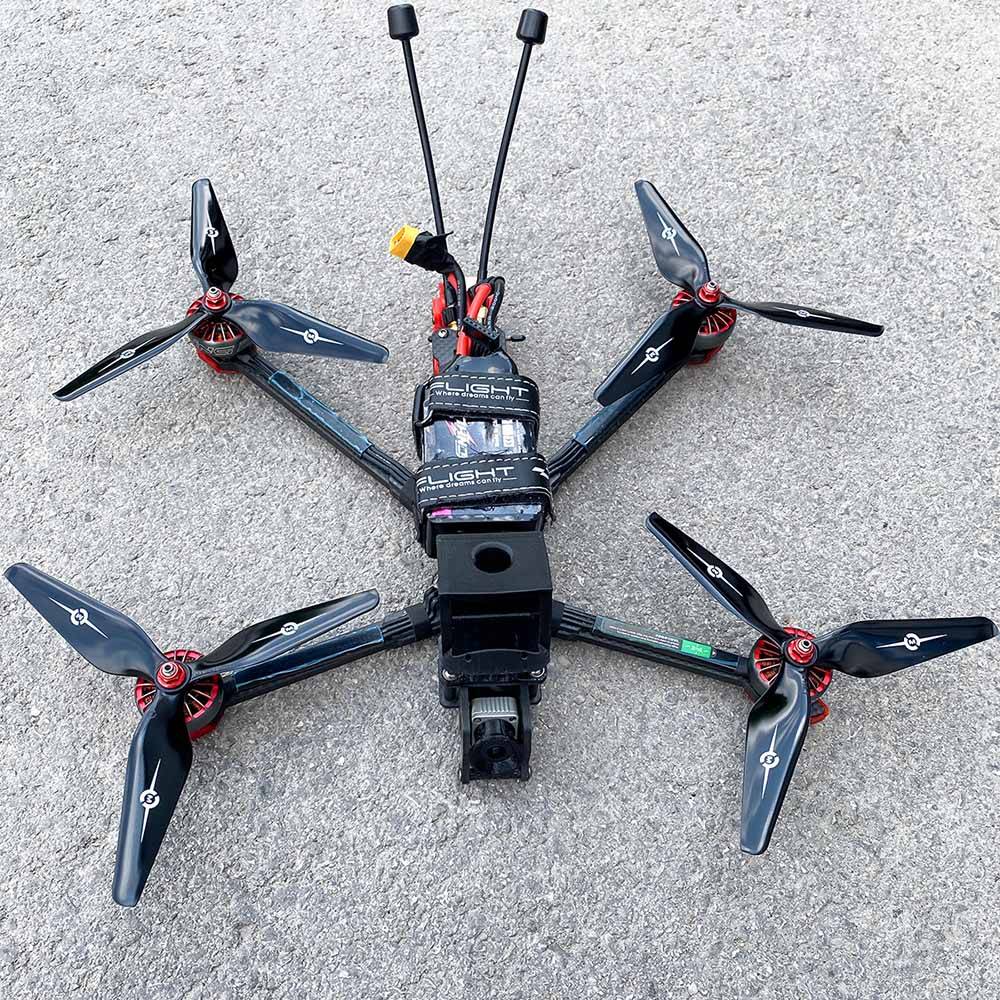 Master Airscrew 3MR Series - 3-Blade 9x4.5 Propeller (CW) Rev./Pusher Black MAS3M09X45RB1