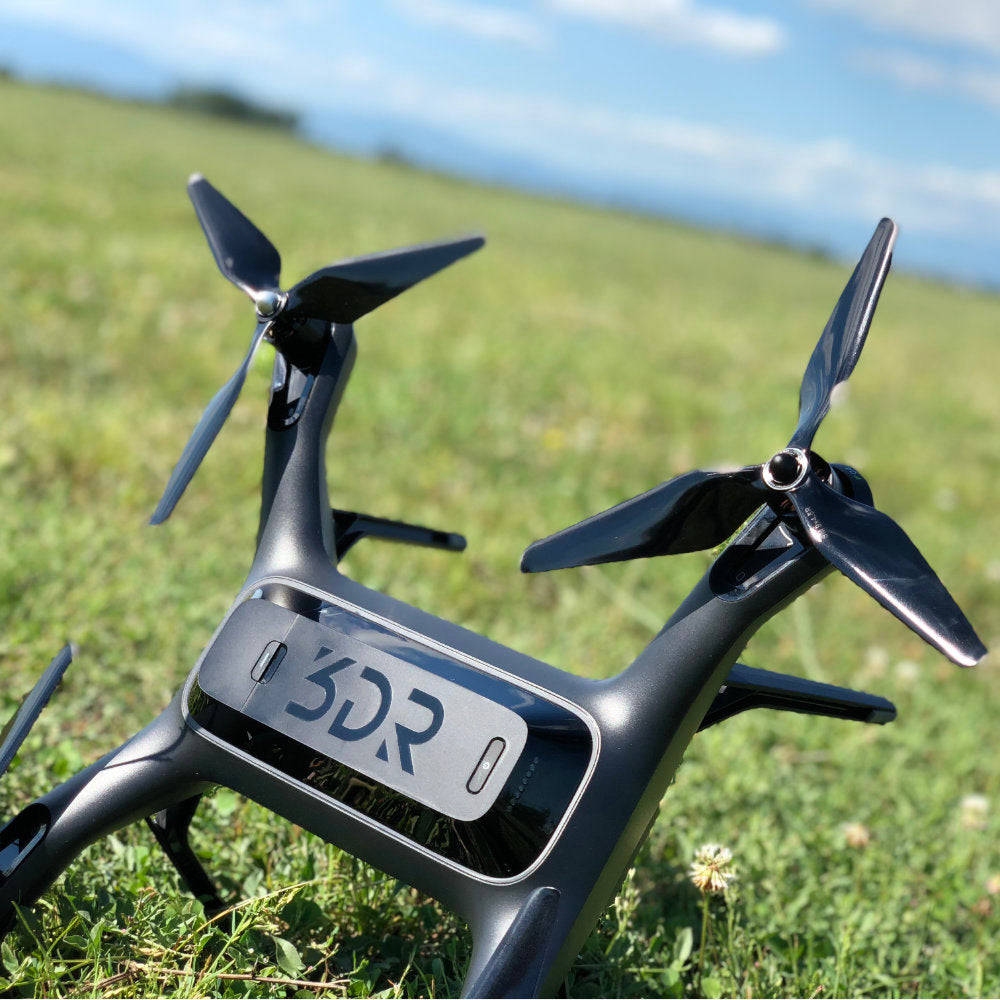 Master Airscrew 9x4.5 3MR SL 3 Blade Propeller C Set x4 Black, Built in Nu - MAS3SL0945CB4