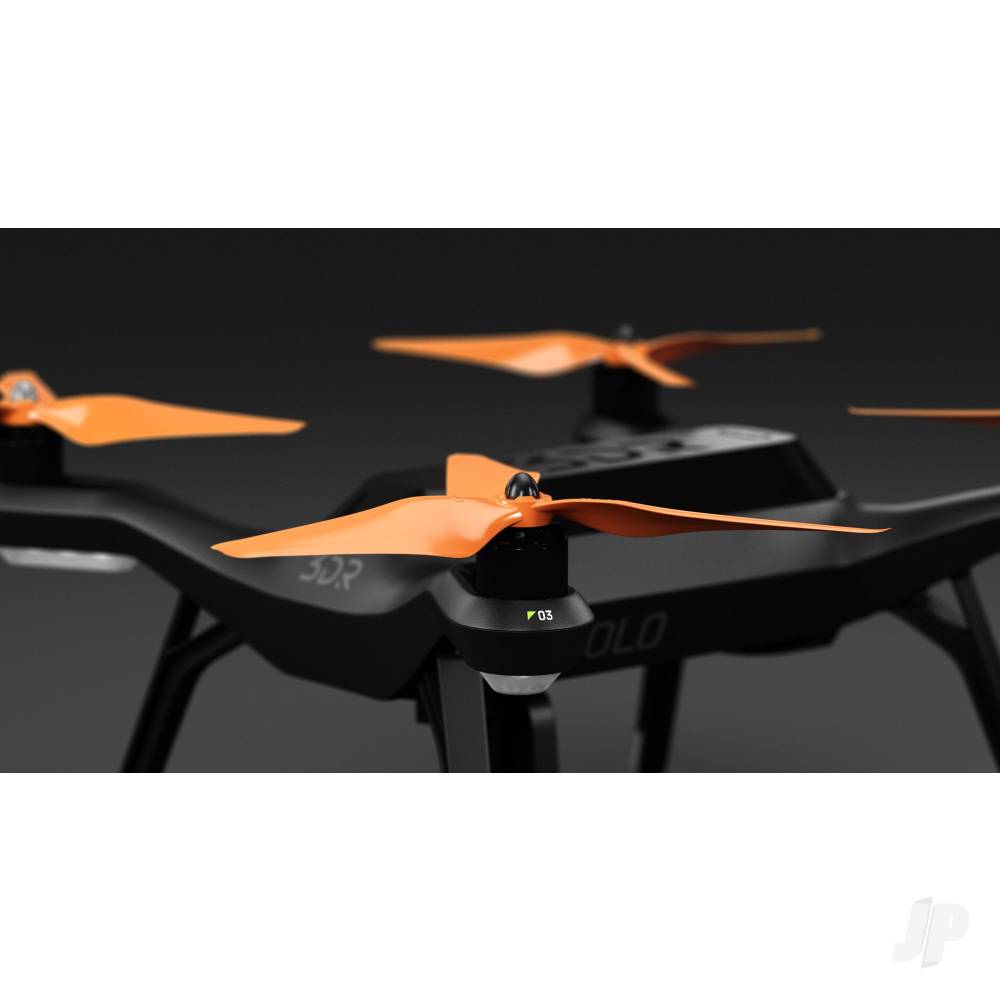 Master Airscrew 9x4.5 3MR SL 3 Blade Propeller C Set x4 Orange, Built in N - MAS3SL0945CO4