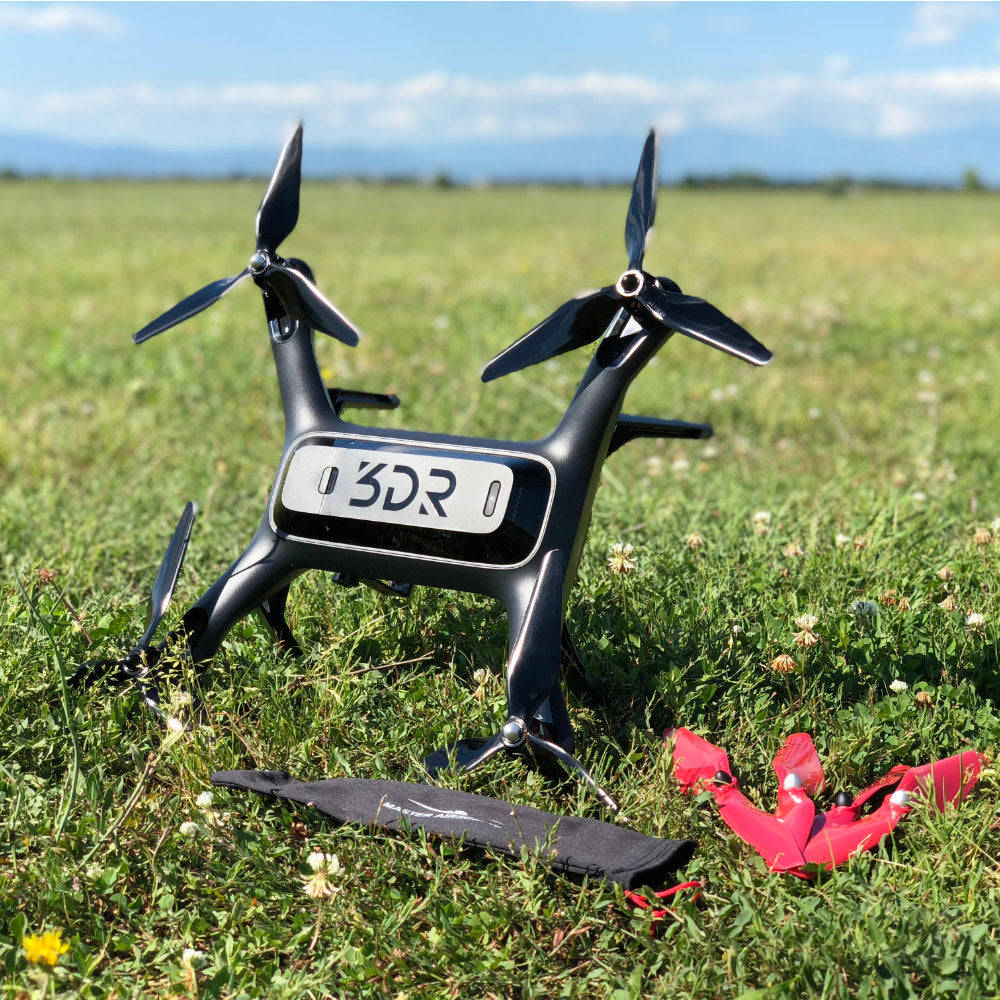 Master Airscrew 9x4.5 3MR SL 3 Blade Propeller C Set x4 Orange, Built in N - MAS3SL0945CO4