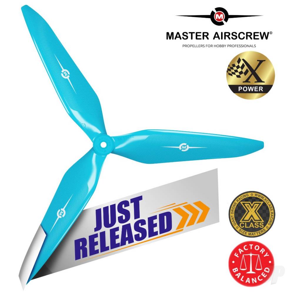 Master Airscrew 13x12 3X Power X-Class Giant Racing Drone Propeller (CCW) - MAS3X13X12NL1 1
