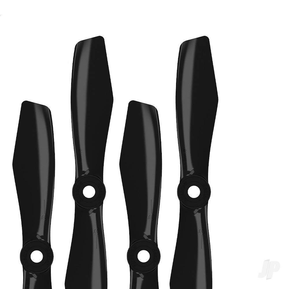 Master Airscrew 5x4.5 BN-FPV Bullnose Propeller Set 4x Black MASBN05X45SB4 Main