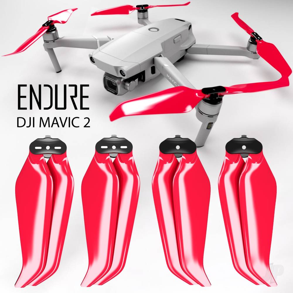 Master Airscrew MR-M2?N Endure - 8.9x4.9 Prop F Set x4 Red for DJI Mavic - MASM2N8949FR4 1