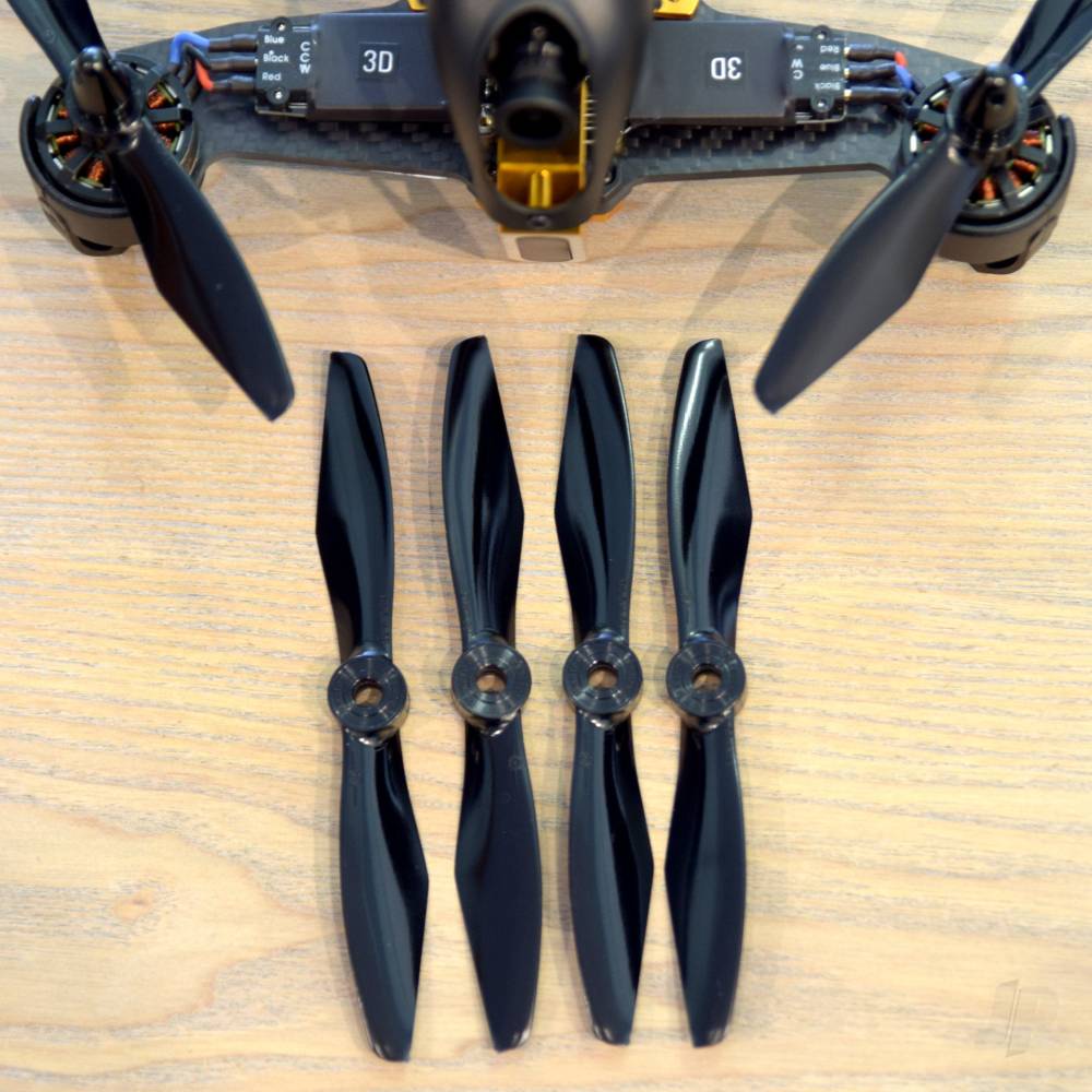 Master Airscrew 6x4.5 RS-FPV Racing Propeller Set 4x Black MASRS06X45SB4 8