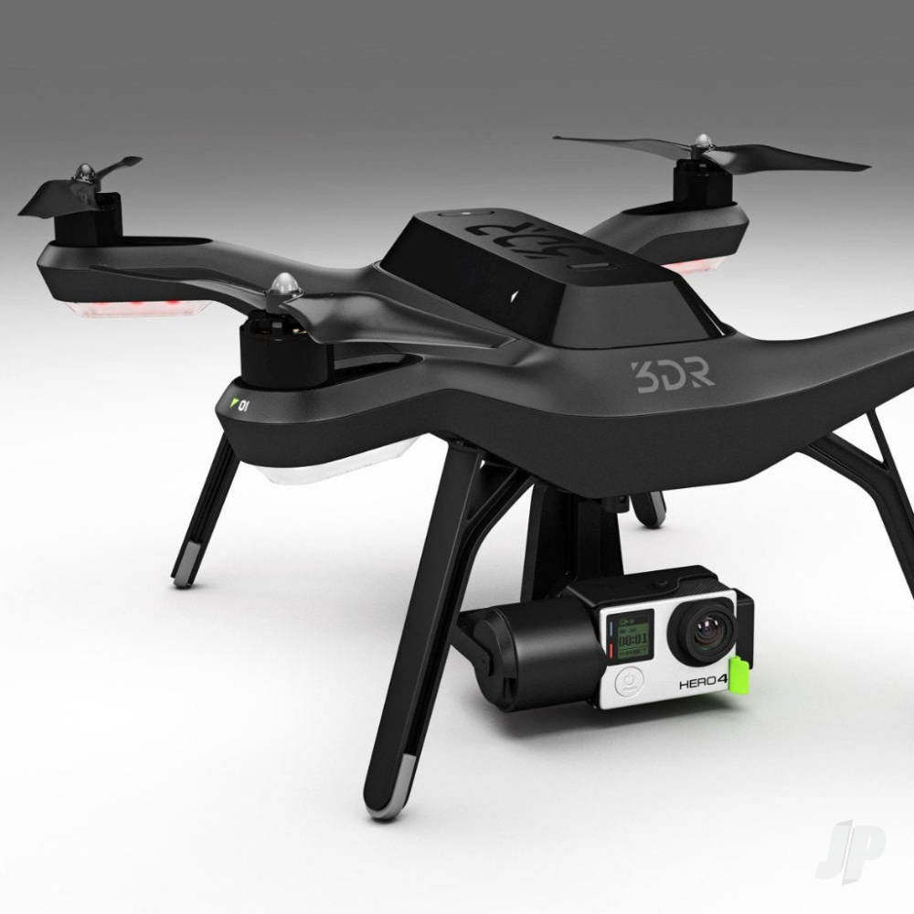 Master Airscrew 10x4.5 MR SL Propeller C Set x4 Black, Built in Nut for 3D - MASSL10X45CB4