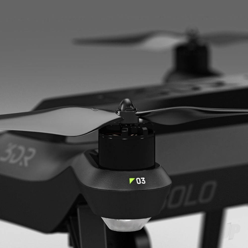 Master Airscrew 10x4.5 MR SL Propeller C Set x4 Black, Built in Nut for 3D - MASSL10X45CB4