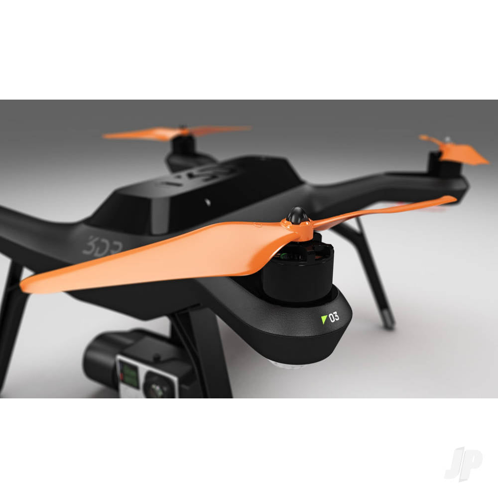 Master Airscrew 10x4.5 MR SL Propeller C Set x4 Black, Built in Nut for 3D - MASSL10X45CB4