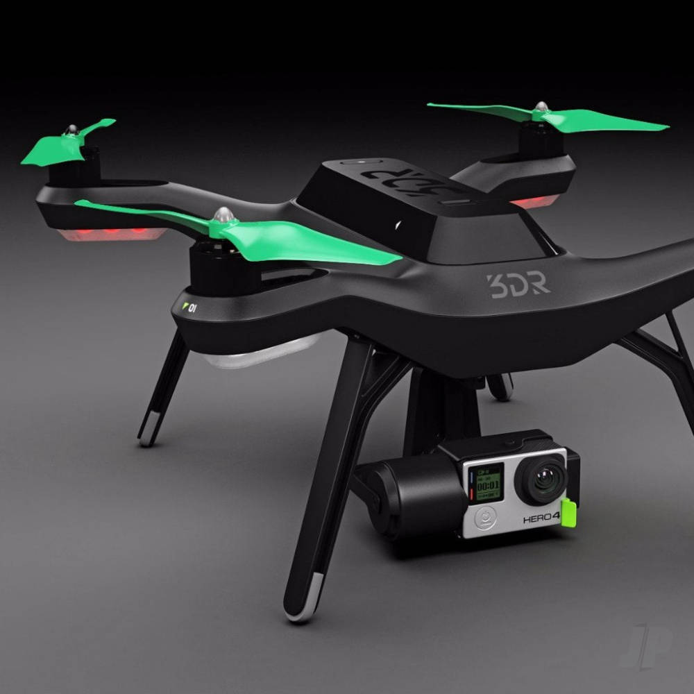 Master Airscrew 10x4.5 MR SL Propeller C Set x4 Green, Built in Nut for 3D - MASSL10X45CG4