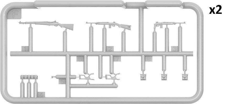 Miniart 1:35 - US Infantry Tank Riders Set 1