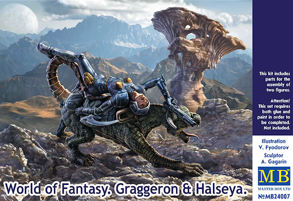 Masterbox 1:24 - World of Fantasy - Graggeron & Halseya