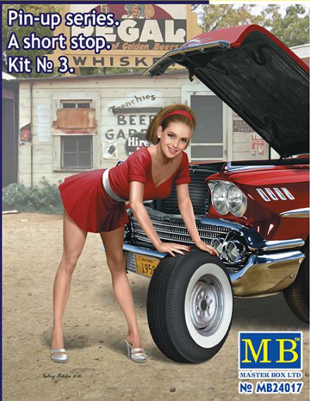Masterbox 1:24 - Pin-up series, A Short Stop No. 3