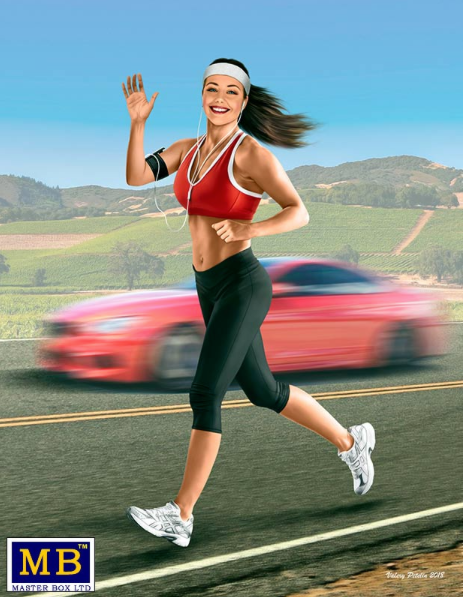 Masterbox 1:24 - Jogging some miles. Tyra