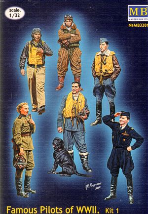 Masterbox 1:32 - Famous Pilots of World War II Kit 1