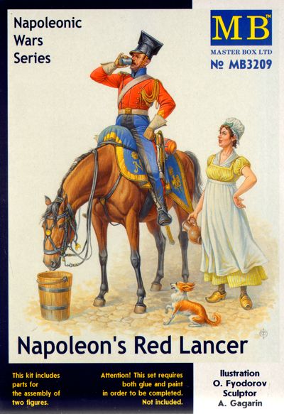 Masterbox 1:32 - Napoleons Red Lancer Napoleonic Series