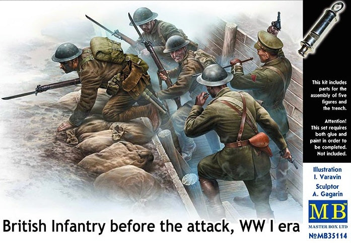Masterbox 1:35 - British Infantry Before the Attack WWI