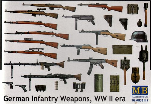 Masterbox 1:35 - German Infantry Weapons WWII