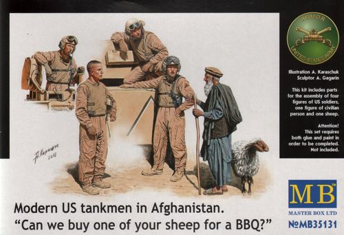 Masterbox 1:35 - Modern US Tankmen in Afghanistan Can we