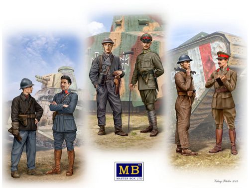 Masterbox 1:35 - Tankmen of WWI Era