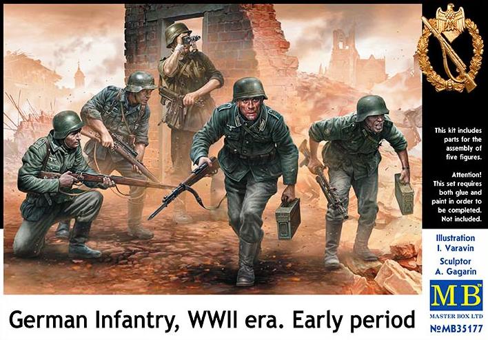 Masterbox 1:35 - German Infantry WWII Early Period
