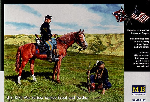 Masterbox 1:35 - US Civil War Series: Yankee Scout and Track