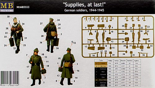 Masterbox 1:35 - Supplies at Last! German Soldiers 1944-45
